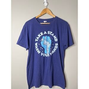 Charlie Hustle Wash Hands Tshirt Medium